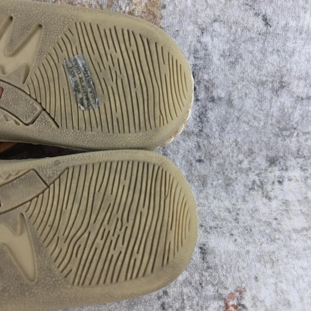 Earth Spirit Calhoun Gelron 2000 Slide Sandals Women 7.5 Woven Leather‎ Huarache